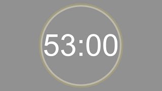 53 MINUTE - 4K - COUNTDOWN IN REVERSE - 3180 SECOND TIMER -