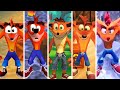 Evolution of Crash Bandicoot (1996-2020)