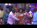 Nana Ama McBrown’s husband and daughter surprise her on Onua Showtime debut with flowers.