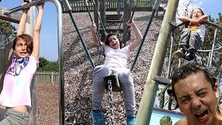 kids got stuck in the playground!!!