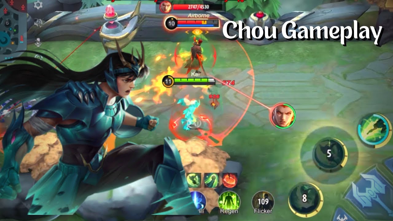 Chou Gameplay Mobile Legends Bang Bang Youtube Chou Gameplay Mobile Legends Bang Bang Youtube