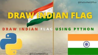 Draw Indian Flag using Python with Numpy and Matplotlib python Library