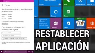 Restablecer aplicación con Windows 10 Anniversary www.informaticovitoria.com