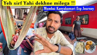 Mumbai Kanyakumari Exp Journey in 35 hrs •Yeh sirf yahi dekhne milega• !!