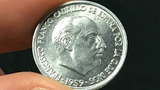 1959 Spain 10 Centimos Coin • Values, Information, Mintage, History, and More