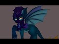 Mlp Nightmare moon au, part 2 (redesign and story) Rainbow dash