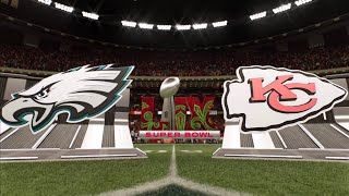 Chiefs vs Eagles Superbowl Simulation (Madden 25 PS5)