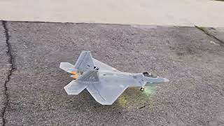 Freewing 70mm F-22 with floodlights