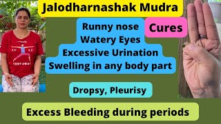 Jalodar Nashak Mudra to cure swelling, excess urnation, runny nose, watery eyes  @YogaWellness