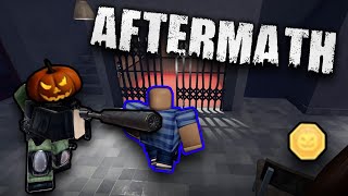 ENTERING THE SECRET ASYLUM Using A RARE HALLOWEEN COIN As A SOLO In Aftermath ROBLOX