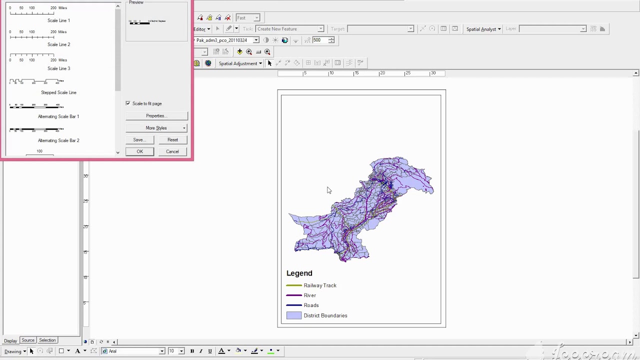 Map Layout In Arcmap Map Layout Map Layoutgis Map Layout