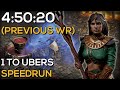 1 TO UBERS SORCERESS SPEEDRUN IN 4H 50M 20S - PREV. WORLD'S FASTEST LEVEL 1 TO UBERS SPEEDRUN EVER