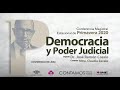 El INE presentó la Conferencia Magistral Estacional de Primavera 2020, Democracia y Poder Judicial