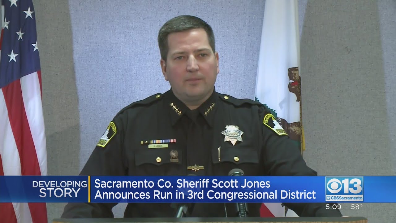 Sacramento Sheriff Announces Run For Congress - YouTube