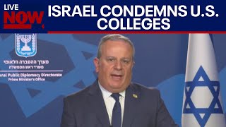 Israel-Hamas war: Israel calls out US Pro-Palestine college protests | LiveNOW from FOX