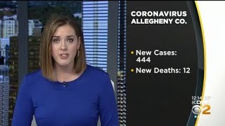 Allegheny County Reports 444 New COVID-19 Cases, 12 More Deaths