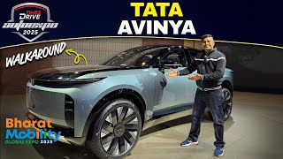 Tata Avinya Walkaround | Bharat Mobility Auto Expo 2025 | Times Drive Green