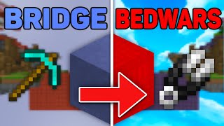 this texture pack turns BRIDGE into BEDWARS...