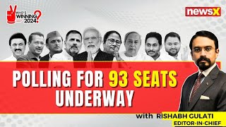 Phase 3 Lok Sabha Elections 2024 | Polling For 93 Seats Underway | Non-Stop Coverage | NewsX