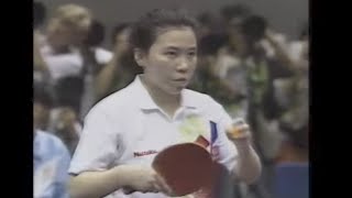 広島アジア競技大会　小山ちれ（日本） vs 鄧亜萍（中国）1994