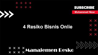 4 RESIKO BISNIS ONLINE