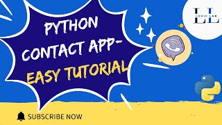 How to Make a Contact Book App in Python | Python Project for Beginners