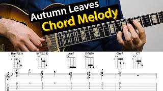 Autumn Leaves - How To Use Drop 2 For An Easy Chord Melody