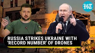 Russia wrecks Ukraine with 'record number' of drones; Largest assault on Kyiv, other regions