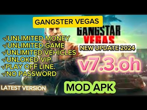 ¡Actualizado! Gangstar Vegas Mod Apk V7.3.0h 2024 – DINERO ILIMITADO y desbloqueo VIP 10️️