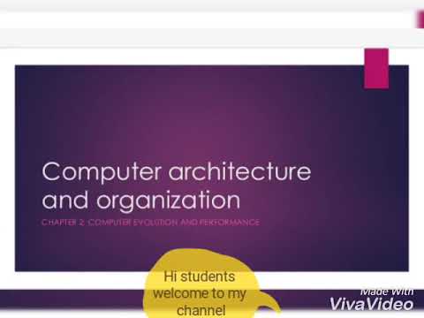 Computer Architecture And Organization Chapter 2 - YouTube