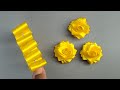 DIY Ribbon Rose Flower / How to make ribbon satin rose / Ribbon Flower Making / Ribbon Work