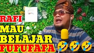 RAFI AHMAD MAU  BELAJAR FUFUFAFA🤣🤣