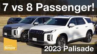2023 Hyundai Palisade SEL Premium 7 vs 8 Passenger Seating | Bench = Better?