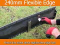 240mm flexline flexible edge straightcurve garden edging