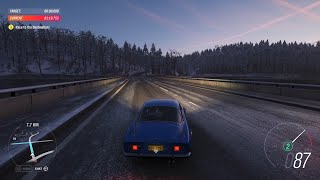 Winter Evening Drive with the Gorgeous Renault Alpine A110 1600s (FORZA HORIZON 4)