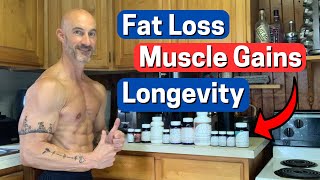My Current Supplement Stack For Fat Loss, Muscle Building, and Longevity