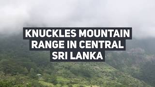 Knuckles Mountain Range in Sri Lanka