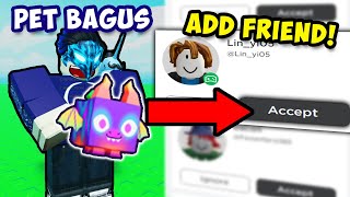 JIKA DAPAT PET BAGUS, AKU ADD FRIEND | Roblox Pet Simulator 99 Indonesia