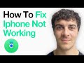 How To Fix Find My Iphone Not Working (Resolve Find My App Issues On Ios) (Full 2025 Guide)