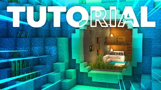 🏡 Cómo HACER una CASA MODERNA BAJO EL AGUA *SENCILLA* en MINECRAFT | (TUTORIAL ESPAÑOL)