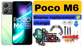 Poco M6 5g Dissemble & Display change|| How to change poco M6 display #androidmobile #urbisikesan