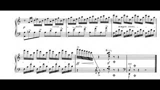 Andre Caplet - Deux Divertissements for Harp (1924) [Score-Video]