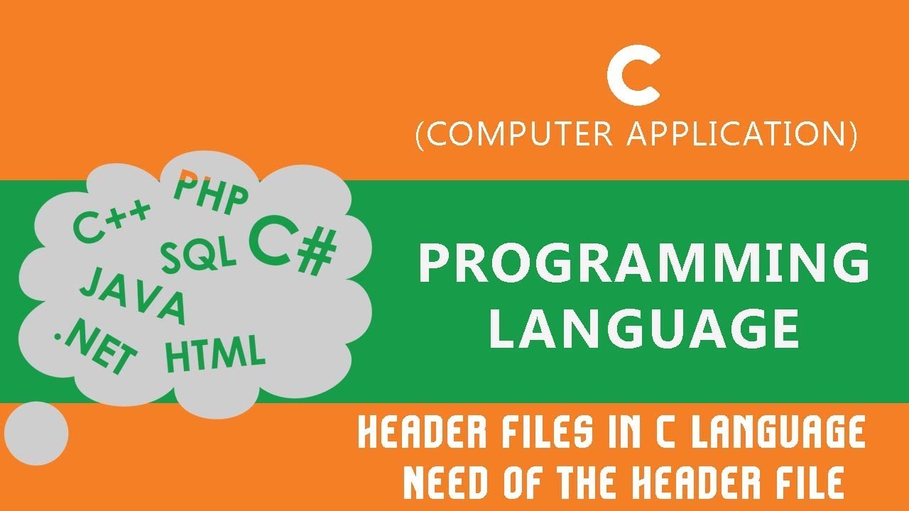 23. | Header Files In C Language | Need Of The Header File | - C ...