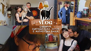 Vlog: garimpos pro brechó, customização e conversa sobre autoestima