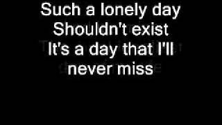 System Of A Down Lonely Day  Lyrics