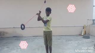 How to do a rope silambam by KRISHNA