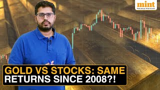 Gold Has Given Same Returns As Stock Market Since 2008 Peak! Here's What This Means For Investors