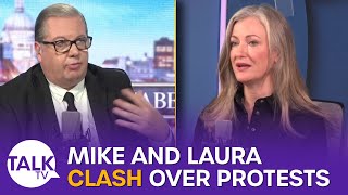 Mike Graham and Laura Dodsworth's furious clash over monarchy protests