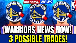 🚨 CONFIRMED TODAY! 3 BIG TRADES IN THE WARRIORS! SURPRISED THE FANS! GOLDEN STATE WARRIORS NEWS