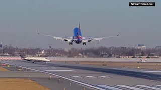 VIDEO | Southwest flight from Omaha to Chicago aborts landing in near miss with another jet